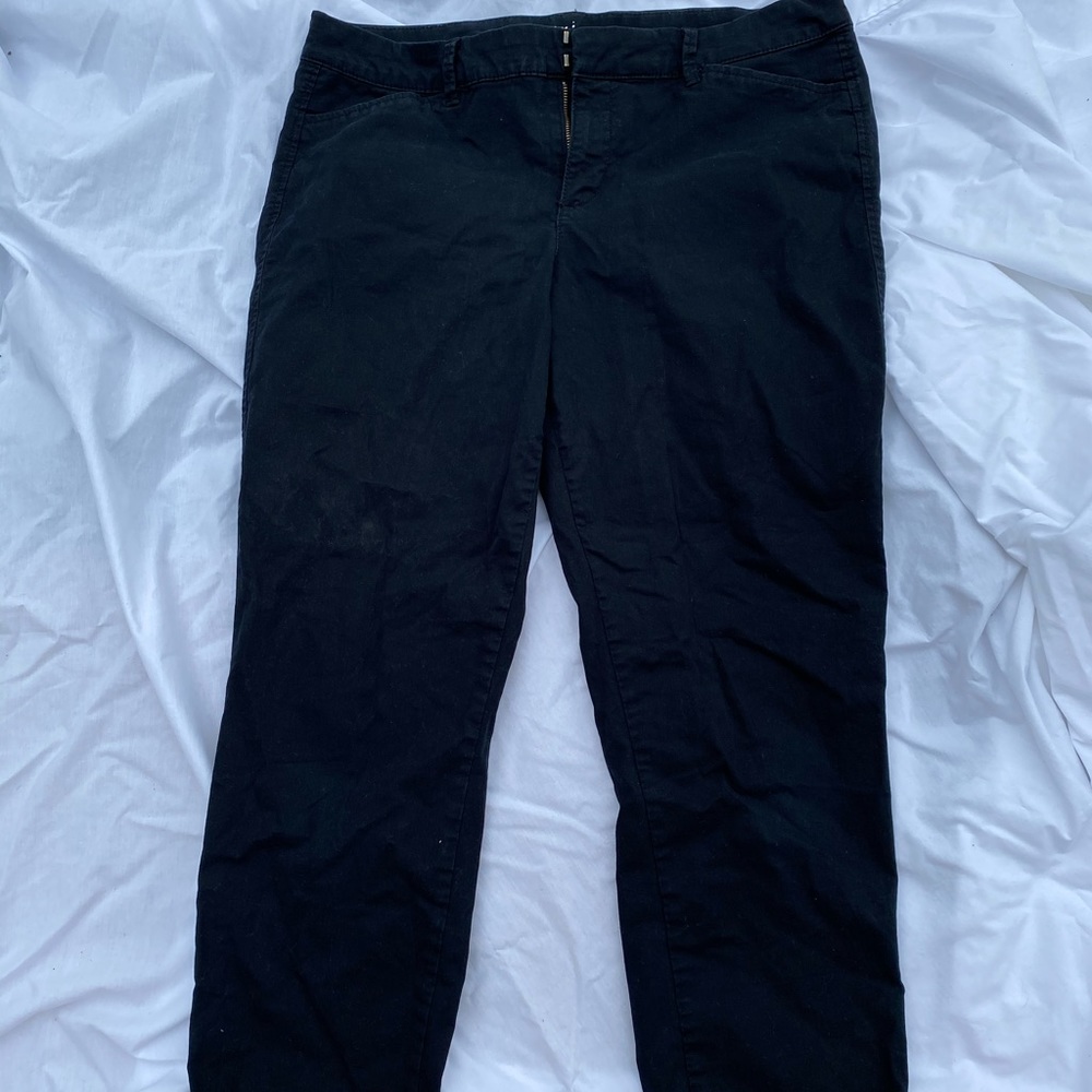 Old Navy Black Pixie pants. Size 12 tall